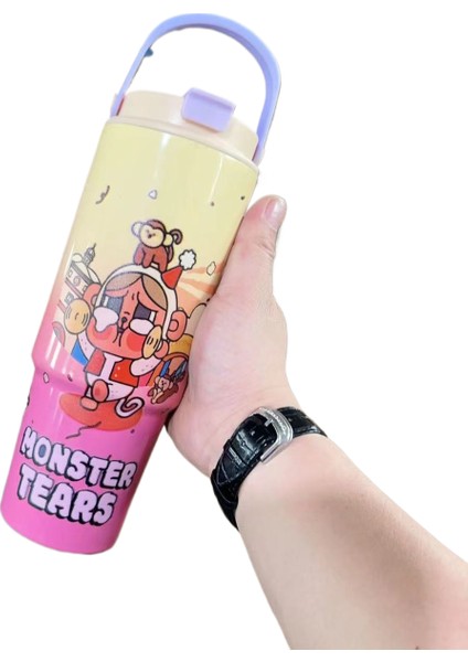 Çift Katmanlı Paslanmaz Çelik Açık Taşınabilir Su Bardağı (Yurt Dışından)