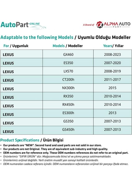 Toyota, Lexus, Scion Için Tampon, Radyatör Izgara Klipsi- 50'li indirimleri