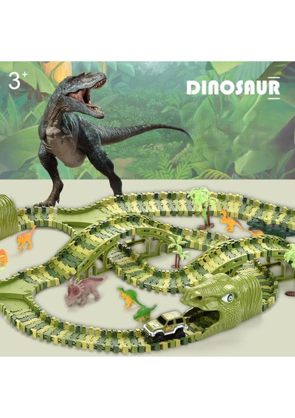 Dinozor Pist Araba Oyuncağı (Yurt Dışından)
