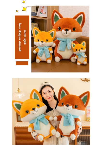 Avrupa Sansar Eşarp Küçük Tilki Peluş Oyuncak Bebek (Yurt Dışından) fırsatları