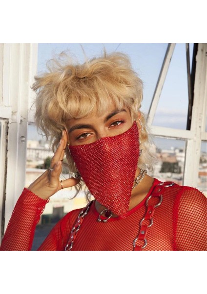 Halloween Rhinestones Yüz Maskesi (Yurt Dışından) fiyatları