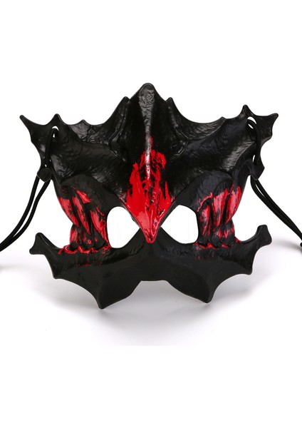 Halloween Iki Boyutlu Yarım Yüz Kanlı Maske Gösterisi Maskesi (Yurt Dışından)