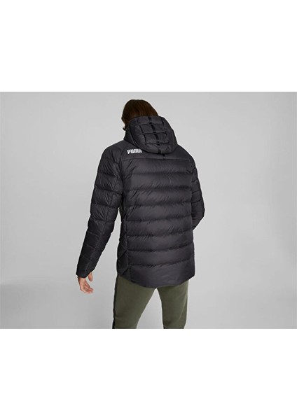 PackLite Hooded Down Erkek Siyah Kapüşonlu Mont