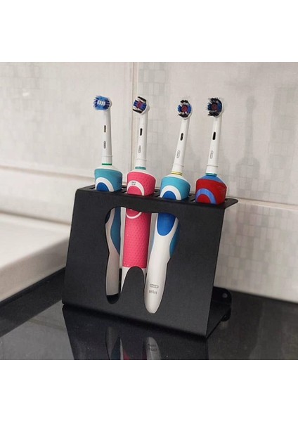 Işıl Metal Şarjlı Diş Fırçalık | Elektrikli Diş Fırçası Standı – Monte Edilebilir Metal Organizer