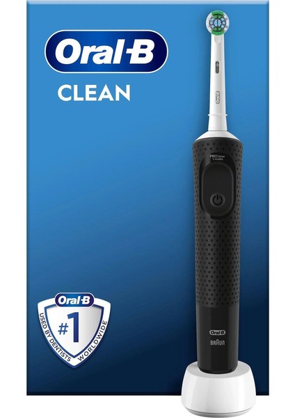 D103 Vitality Pro Cross Action Şarjlı Diş Fırçası - Siyah