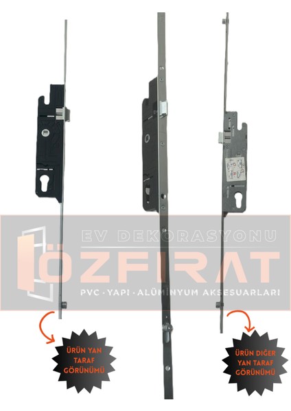 Pvc Kapı Ispanyolet 180CM-BAREL Yuvalı