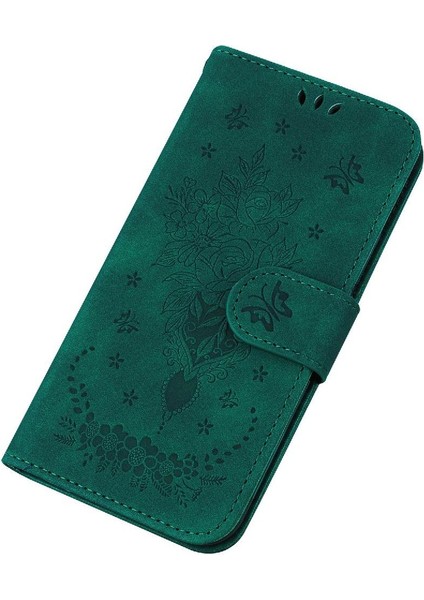 Oneplus 13 Kabartma Gül Çiçekler Için Flip Case Kickstand Cüzdan Kılıf Pu (Yurt Dışından)