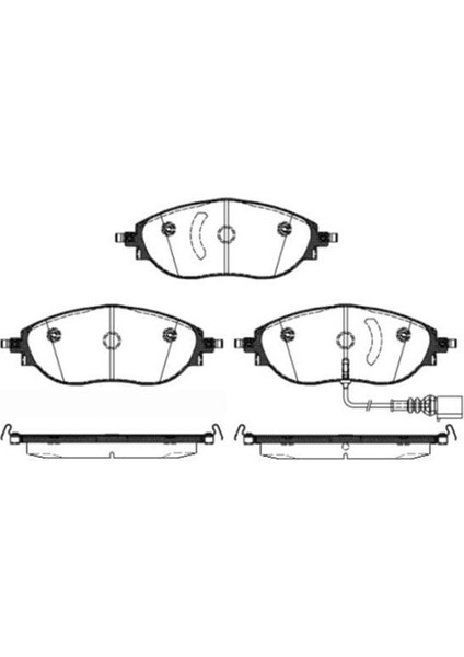 Caddy 2015 Model Sonrası Ön Fren Balatası