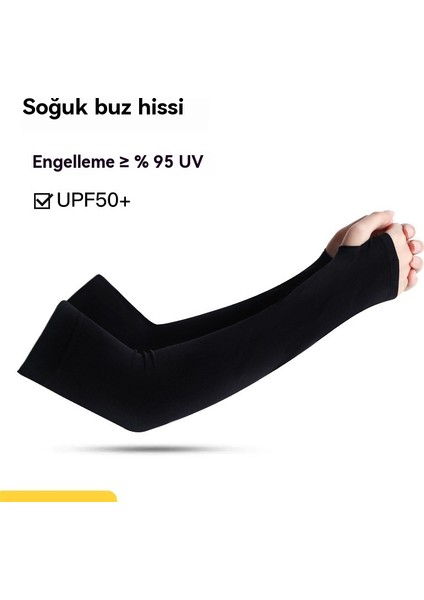 Güneş Koruyucu Plaj Bloz Açık Spor Buz Kolları Yaz Açık Bisiklet Sürüş Buz Kolları UPF50+ (Yurt Dışından) fırsatları