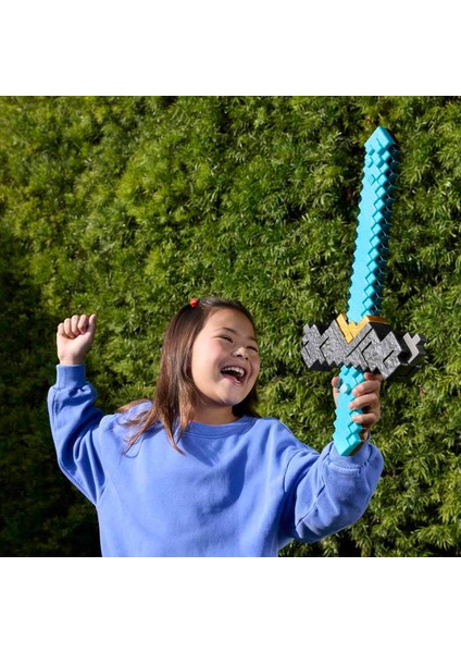 2in1 Minecraft Filmi Dönüşebilen Kılıç JFR72