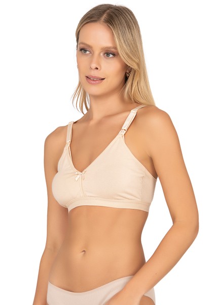 Kompedan 428 Kadın Pamuklu Esnek Rahat Balensiz Telsiz Dolgusuz Boş Kap Lohusa Emzirme Sütyeni fırsatları