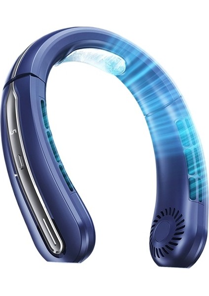 Dijital Ekran Taşınabilir USB Mini Asılı Boyun Küçük Fan (Yurt Dışından)