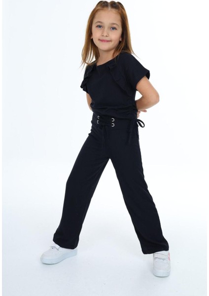 Kız Çocuk %100 Pamuk Yandan Bağlamalı Fitilli Alt&üst TAKIM-AÜT-2013 fırsatları