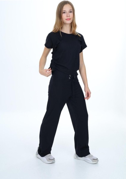 Kız Çocuk %100 Pamuk Yandan Bağlamalı Fitilli Alt&üst TAKIM-AÜT-2013 indirimleri