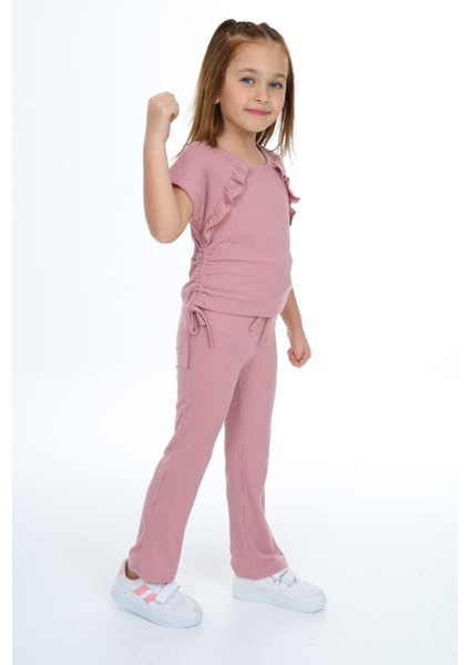 Kız Çocuk %100 Pamuk Yandan Bağlamalı Fitilli Alt&üst TAKIM-AÜT-2013 indirimleri