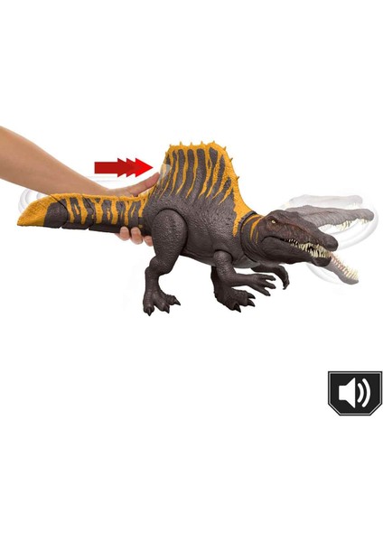 Sesli Jurassic World Rebirth Spinosaurus Figürü 55 cm JGB56 fırsatları