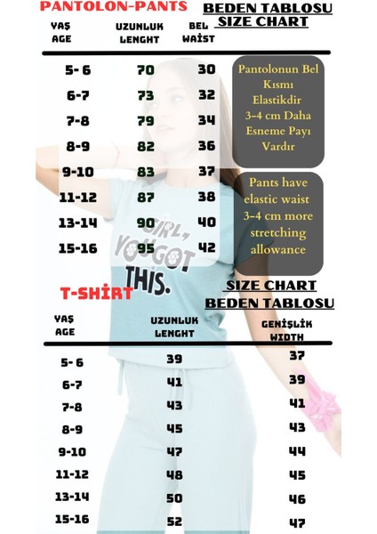 Kız Çocuk Oversize Pamuklu Beli Lastikli Fitilli Alt&üst Takım PANTOLON&TIŞÖRT-AÜT-2014 modelleri