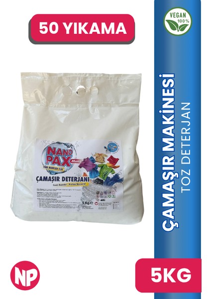 Çamaşır Makinesi Toz Deterjanı 5 kg
