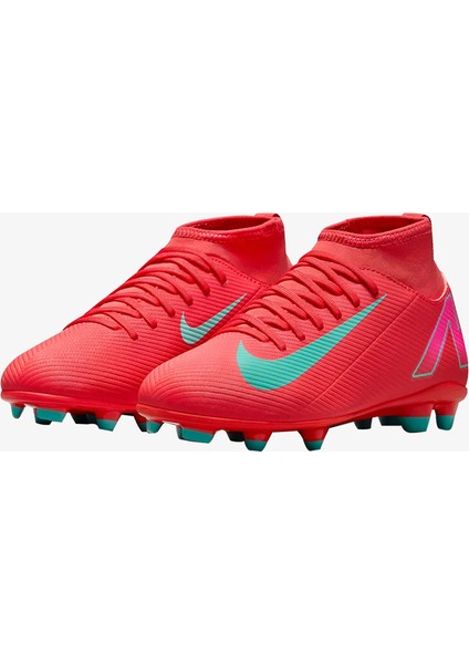 Jr Superfly 10 Club Fgmg Çocuk Kırmızı Krampon (Çim Zemin) FQ8318-800