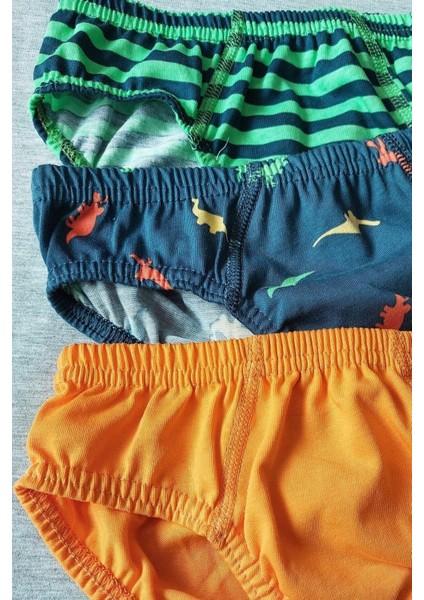 Erkek Çocuk Pamuklu 3'lü Külot Set - KIDS1000 indirimleri