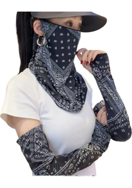 Güneş Koruyucu Buzlu Ipek Maske (Yurt Dışından)