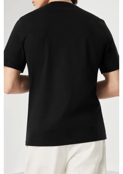 Erkek Siyah Renaissance Regular Fit Normal Kalıp T-Shirt modelleri