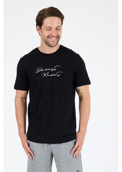 Erkek %100 Pamuk Bisiklet Yaka Kısa Kollu Baskılı T-Shirt Rahat ve Şık Günlük Erkek Tişört 0011 fiyatları