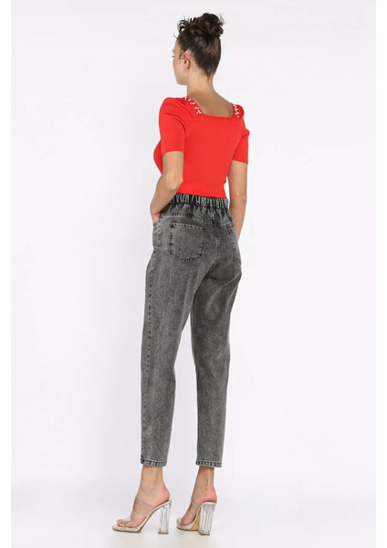 Bel Lastikli Havuç Jean Kot Pantolon P-00017795 modelleri
