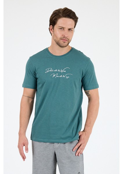 Erkek %100 Pamuk Bisiklet Yaka Kısa Kollu Baskılı T-Shirt Rahat ve Şık Günlük Erkek Tişört 0011 fiyatları