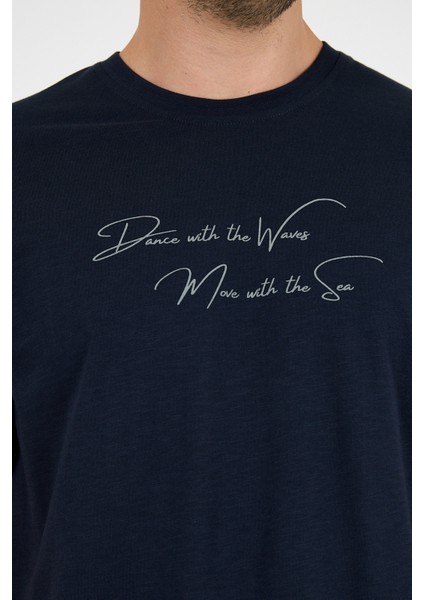 Erkek %100 Pamuk Bisiklet Yaka Kısa Kollu Baskılı T-Shirt Rahat ve Şık Günlük Erkek Tişört 0011 fırsatları
