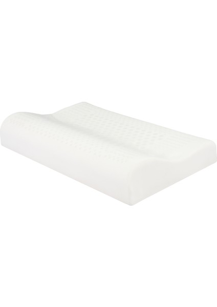 Hava Kanallı Ortopedik Boyun Destekli Yastık Visco Yastık 57x37x10-7cm