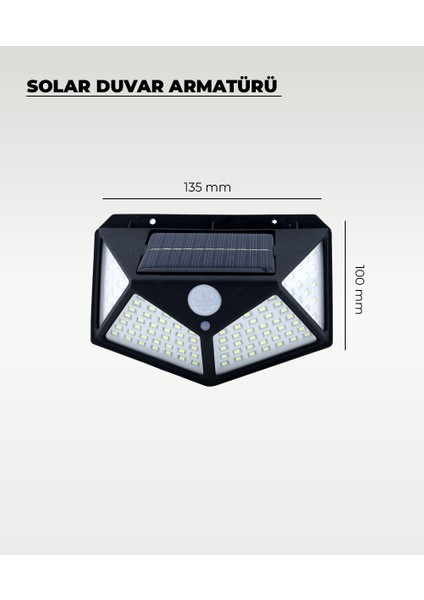 LED Solar Duvar Armatürü Beyaz Işık fiyatları