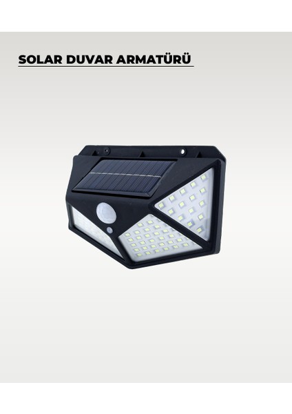 LED Solar Duvar Armatürü Beyaz Işık modelleri