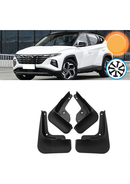 4 Adet Araba Çamurluk Çamurlukları Sıçrama Çamurluk Çamurluk Hyundai Tucson Nx4 2021 2022 2023 2024 Araba Aksesuarları (Yurt Dışından) modelleri