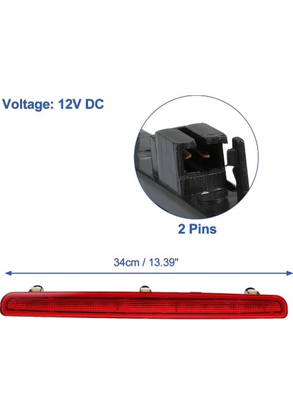 7E0945097A Yüksek Pozisyon Fren Lambası LED Sinyal Işığı Çakarlı Lamba Araba Aksesuarları Volkswagen Audi Koltuk Için Kırmızı (Yurt Dışından) indirimleri