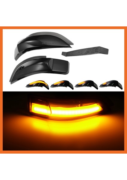 Araba LED Dinamik Dikiz Aynası Işık Dönüş Sinyali Göstergesi Toyota Corolla Yaris XP130 Auris E180 Camry Prius (Yurt Dışından) modelleri