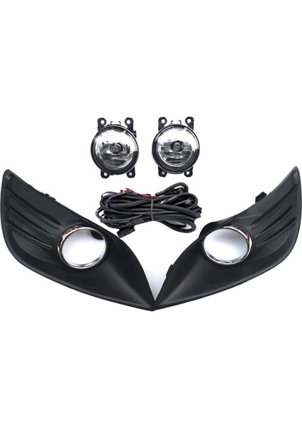 Ford Focus Mk2 2009-2011 Sis Farları Halojen Far Sis Lambası Kapağı Izgara Krom Çerçeve Kablo Demeti Takımı Aksesuarları (Yurt Dışından) fırsatları