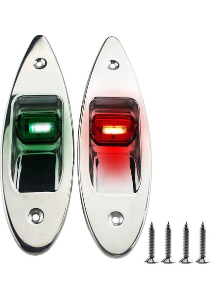 LED Iki Renkli Sinyal Işıkları Deniz Evrensel Seyir Işıkları Seyir Işıkları Tekne Malzemeleri (Yurt Dışından)
