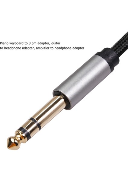 Ses Adaptörü 6.35MM 1/4 Erkek - 3.5mm 1/8 Dişi Stereo Jak Amfiler, Gitar, Klavye Piyano, Ev Sineması Için 30CM (Yurt Dışından) modelleri