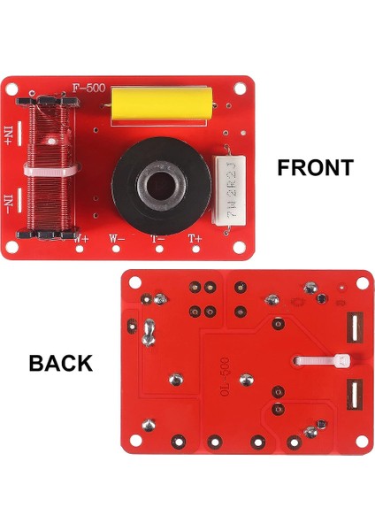 3 Adet 130W 2 Yollu Hoparlör Sistemi Ses Geçiş Filtreleri Frekans Dağıtıcı (Yurt Dışından) fiyatları