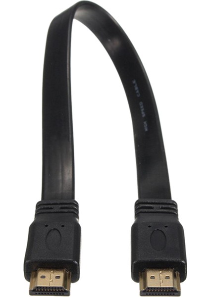 Kısa HDMI Erkek - Erkek Fiş Düz Kablo Kablosu Ses Video Hdtv Tv Ps3 Için Full Hd (Yurt Dışından) fiyatları