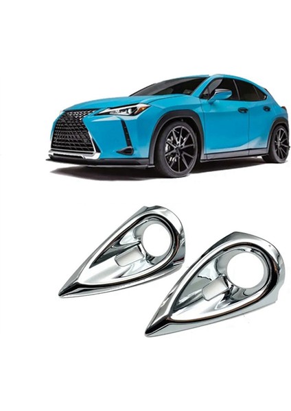 Lexus UX200 UX250H UX260H 2019 2020 Araba Ön Sis Lambası Kapağı Kalıplama Trimi Baş Sis Lambası Koruma Çerçevesi (Yurt Dışından) fiyatları