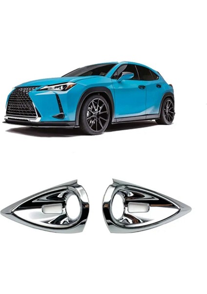 Lexus UX200 UX250H UX260H 2019 2020 Araba Ön Sis Lambası Kapağı Kalıplama Trimi Baş Sis Lambası Koruma Çerçevesi (Yurt Dışından) modelleri