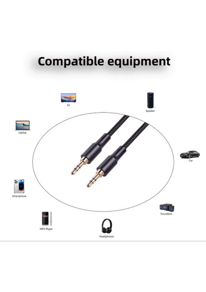 Adet 3.5mm Araba Jakı Ses Kablosu Akıllı Telefon Için 3.5 Erkek Erkek Aux Kablosu Bilgisayar Dizüstü Kulaklık Için 3.5mm Jak Kablosu (Yurt Dışından) fırsatları