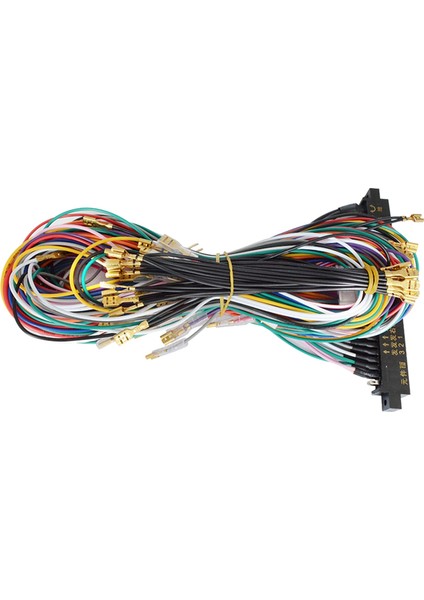 Jamma 28 Pin Arcade Kablo Demeti Joystick Düğme Konnektörü Video Arcade Oyun Kutusu Arcade Oyunu (4.8pin) (Yurt Dışından)