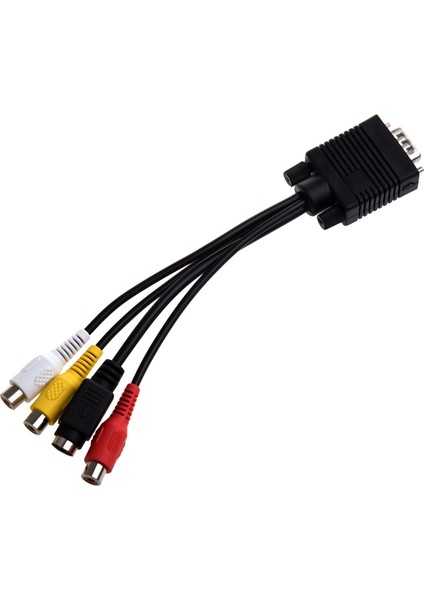 Pc Video Için Tv S-Video Rca Çıkış Kablosuna VGA Adaptörü (Yurt Dışından) fırsatları