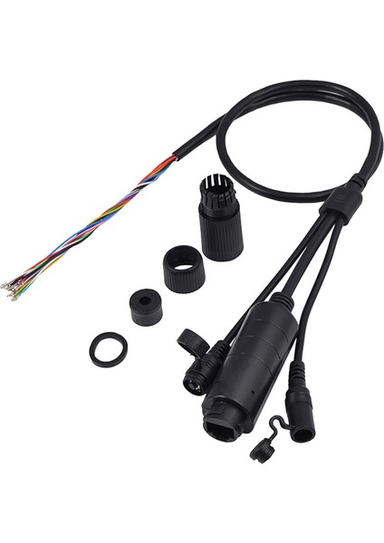 Su Geçirmez Poe Ayırıcı Kablo 48V Sıfırlamalı Poe Adaptör Kablosu IEEE802.3AF Ip Kamera Için (Yurt Dışından)