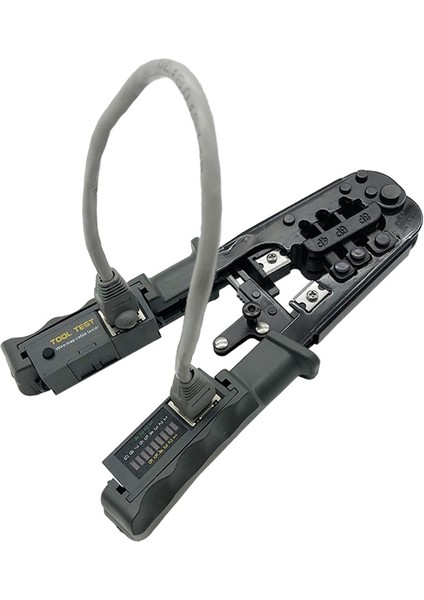 RJ45 Crimper Ağ Lan Kablo Test Cihazı Kesme Aleti Cat7 Cat6 Cat5 RJ11 RJ12 RJ45 Crimper Metal Klip (Yurt Dışından) indirimleri
