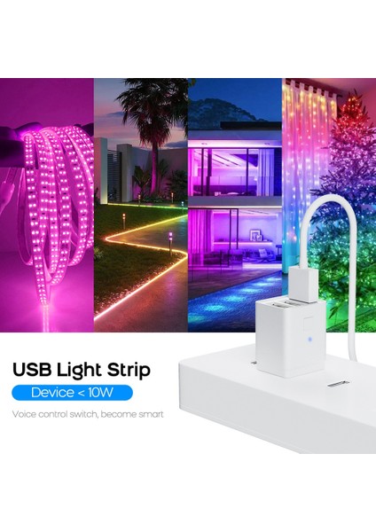 Tuya Zigbee Mikro-Usb Adaptör Anahtarı 2 Çeteli Mini USB Güç Adaptörü App Alexa Google Alice Için Ses Kontrolü (Yurt Dışından) indirimleri