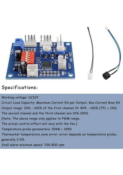 Dc 12V 4 Kablolu Yüksek Sıcaklık Fanı Sıcaklık Kontrol Hız Kontrol Cihazı Cpu Modülü Sıcaklık Alarmı Pwm Pc Cpu (Yurt Dışından) modelleri